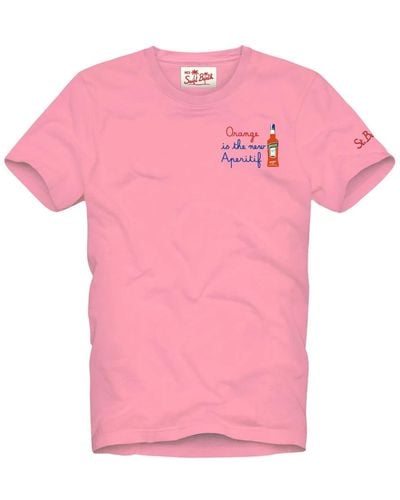 Mc2 Saint Barth Tops > t-shirts - Rose
