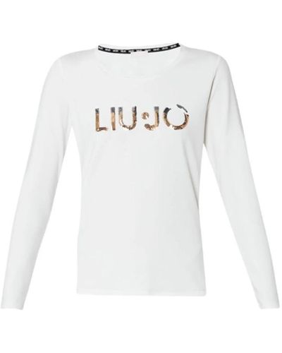 Liu Jo Long Sleeve Tops - White