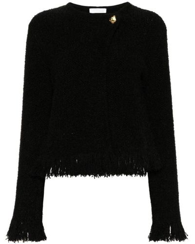 Chloé Round-Neck Knitwear - Black
