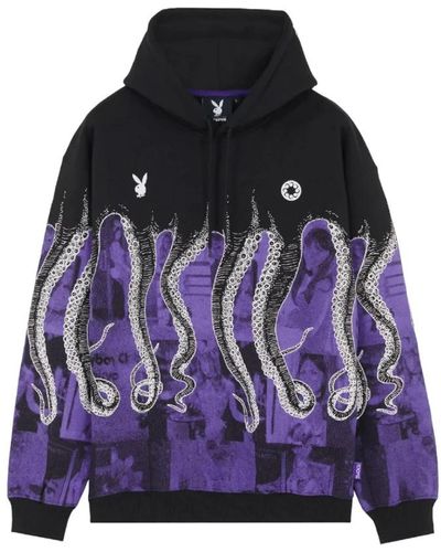 Octopus Dynamischer hoodie - Lila