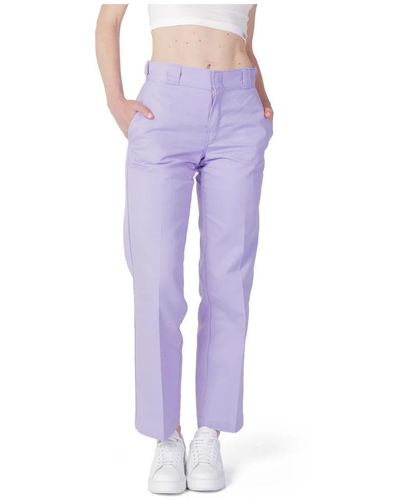 Dickies Cropped Trousers - Purple