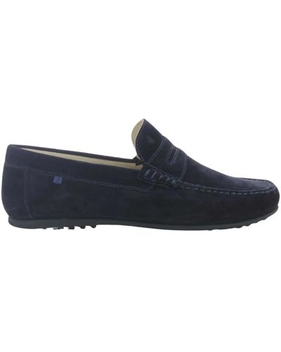 van Bommel Shoes > flats > loafers - Bleu