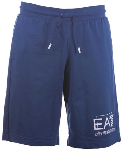 EA7 Shorts emporio armani bermuda - Blau