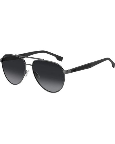 BOSS 1485/s sunglasses, dark ruthenium grey/grey shaded,luxury metal sunglasses for - Schwarz