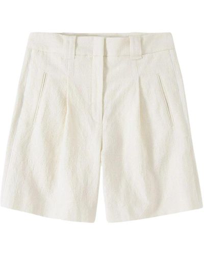 Closed Short Shorts - White