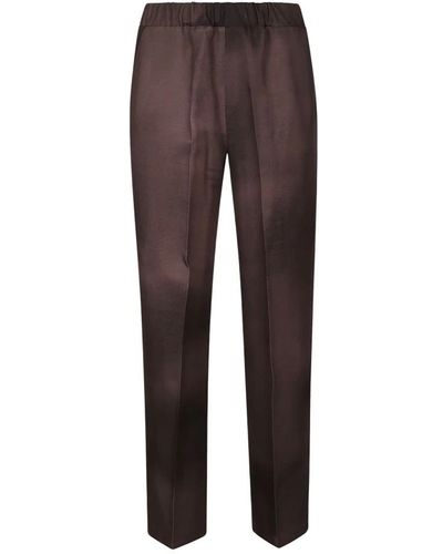 True Royal Straight Trousers - Brown