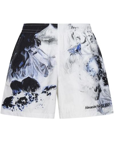 Alexander McQueen Short shorts - Blau
