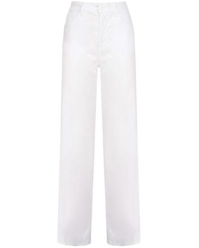 Dondup Wide Trousers - White