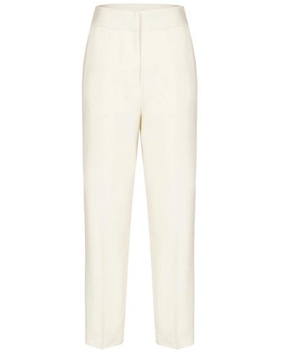 MVP WARDROBE Trousers > straight trousers - Blanc