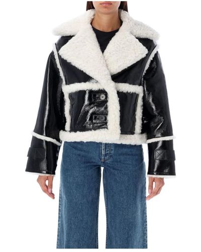 SHOREDITCH SKI CLUB Jackets > faux fur & shearling jackets - Bleu