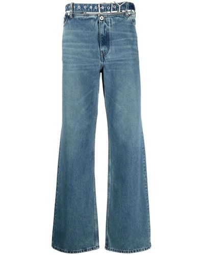 Y. Project Jeans > wide jeans - Bleu