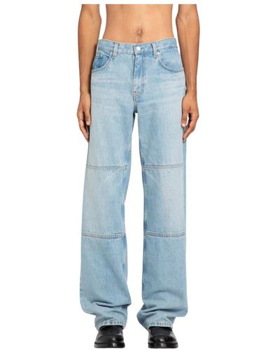 Helmut Lang Jeans > straight jeans - Bleu