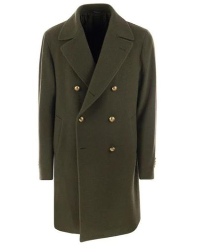 Tagliatore Double-Breasted Coats - Green