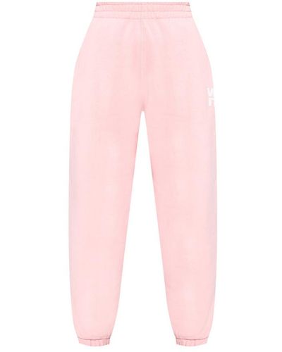 T By Alexander Wang Sweatpants with logo - Rosa