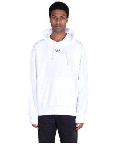 DIESEL Sweatshirts & hoodies > hoodies - Blanc