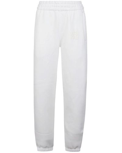 T By Alexander Wang Trousers > sweatpants - Blanc