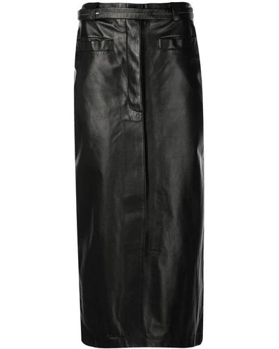 Proenza Schouler Leather Skirts - Black