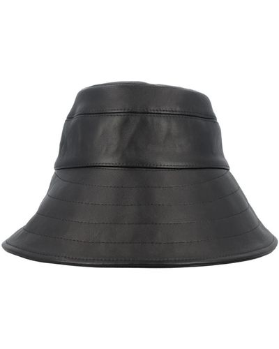 The Attico Hats - Black