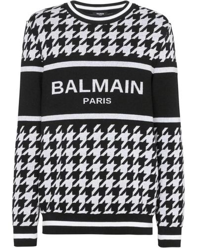 Balmain Knitwear > round-neck knitwear - Noir