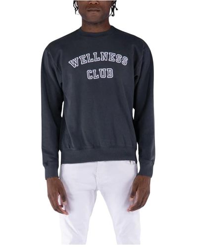 Sporty & Rich Wellness club sweatshirt - Blu