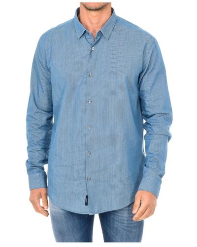 Giorgio Armani Shirts > casual shirts - Bleu