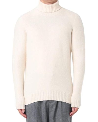 Drumohr Knitwear > turtlenecks - Blanc