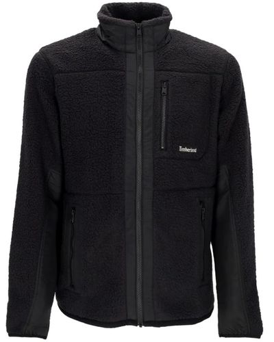 Timberland Sherpa fleece jacke schwarz streetwear