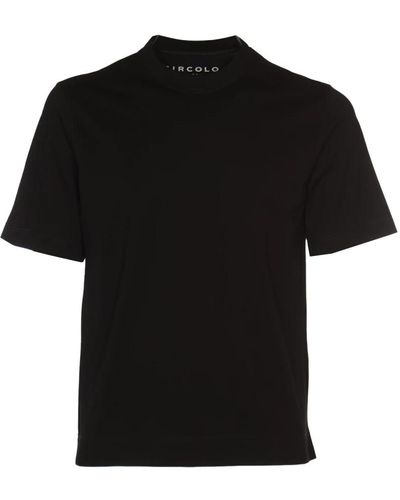 Circolo 1901 Premium piquet t-shirts und polos schwarz