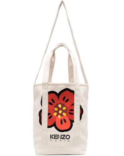 KENZO Tote bags - Bianco