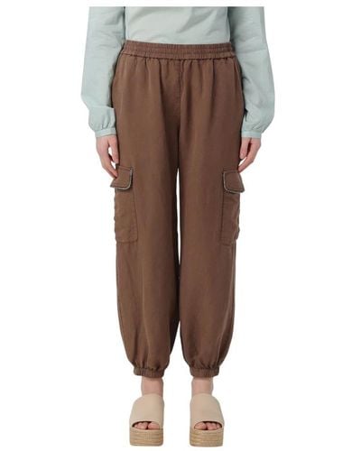Bazar Deluxe Straight Trousers - Brown