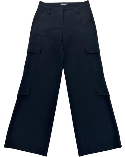 Cambio Pantaloni amelie cargo utility - Blu