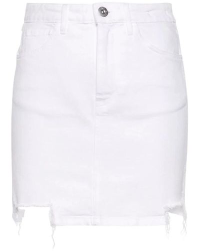 3x1 Skirts > denim skirts - Blanc