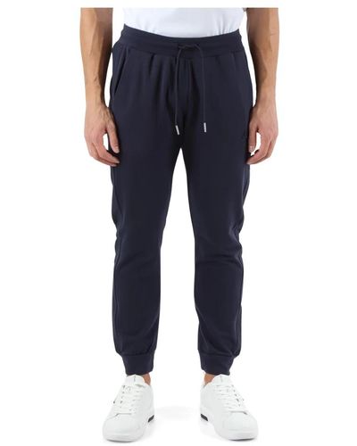 Antony Morato Pantalone sportivo in misto cotone con ricamo logo - Blu