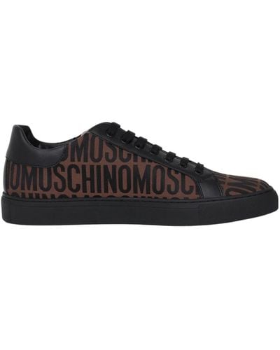 Moschino Casual braune sneakers - Schwarz