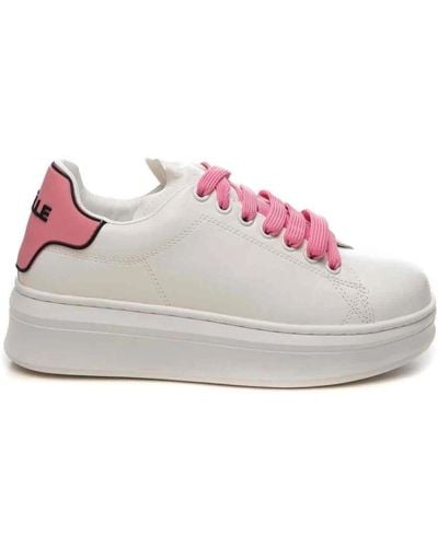 Gaelle Paris Eco-leder sneakers mit gummisohle - Pink