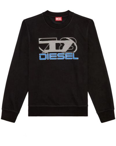 DIESEL Stylische sweatshirts und hoodies - Schwarz