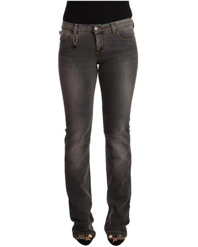 CoSTUME NATIONAL Elegante graue skinny denim jeans