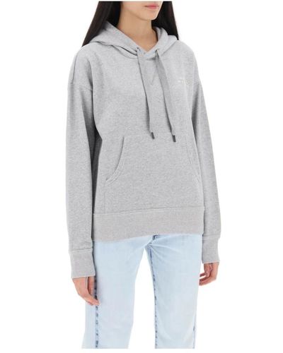 Isabel Marant French terry hoodie sweatshirt - Grau
