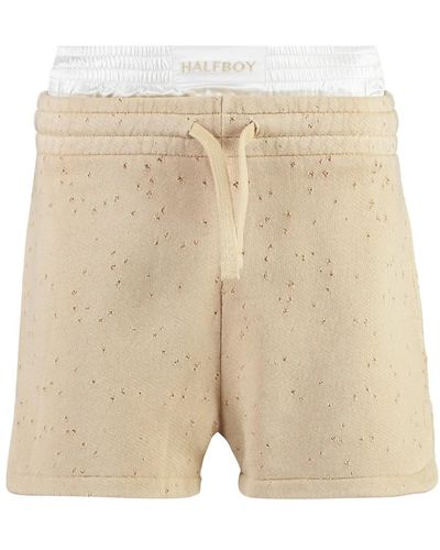 Halfboy Short Shorts - Natural