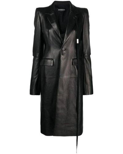 Ann Demeulemeester Coats > single-breasted coats - Noir