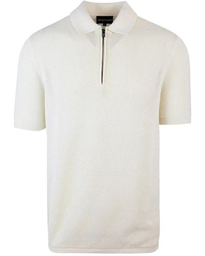 Emporio Armani Polo Shirts - White