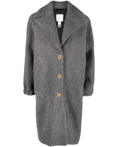 Patou Coats > single-breasted coats - Gris