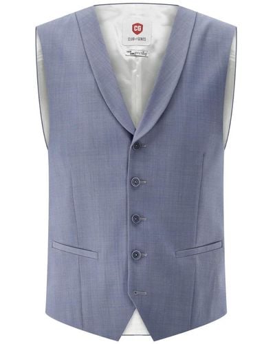 CLUB of GENTS Suit Vests - Blue