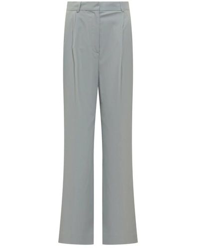Loulou Studio Trousers > wide trousers - Gris