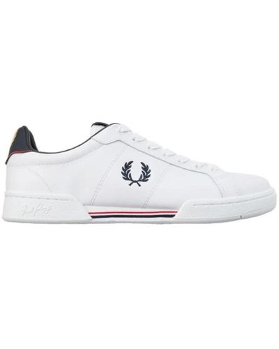 Fred Perry Baskets - Blanc