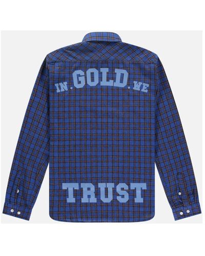 In Gold We Trust Shirts > casual shirts - Bleu