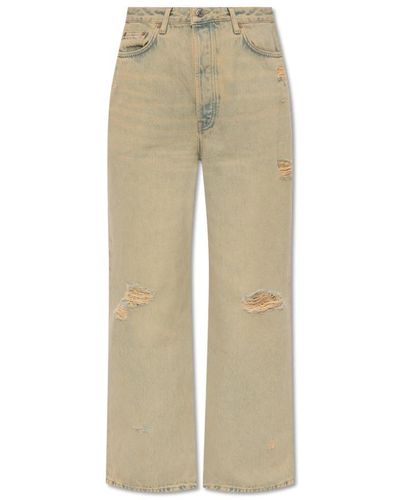Samsøe & Samsøe Shelly jeans mit geraden beinen - Natur