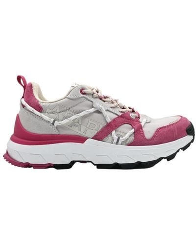 Napapijri Stylische sneakers in weiß und pink - Grau