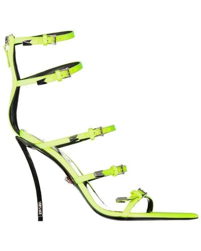 Versace High Heel Sandals - Green