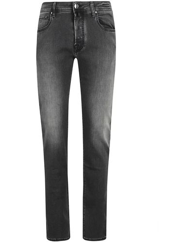 Jacob Cohen Stylische denim-jeans mit 5 taschen - Grau